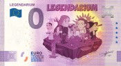 Nulová eurobankovka LEGENDARIUM